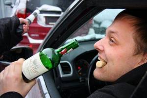 Водитель в состоянии алкогольного опьянения