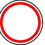 Знак грузовой автомобиль в красном круге